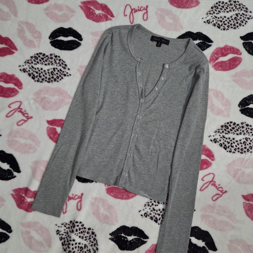 Soft Lightweight Grey Long Sleeve Shirt